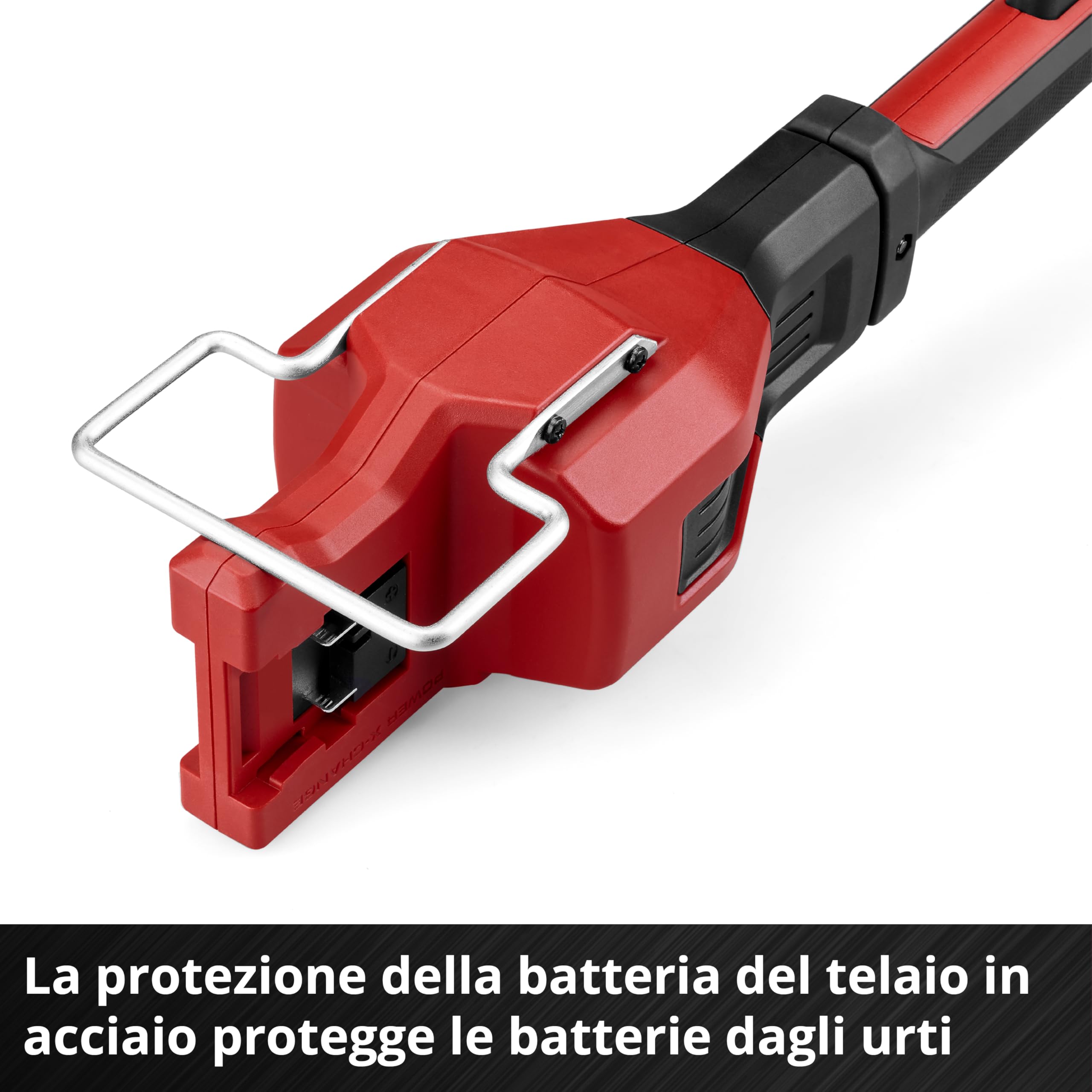 Tagliasiepi Einhell Professional GP-BC 36/430 Li BL-Solo Power X-Change (36 V, Brushless, lunghezza di taglio 43 cm, bobina doppia con digitazione automatica, lama a 3 denti, batteria esclusa)