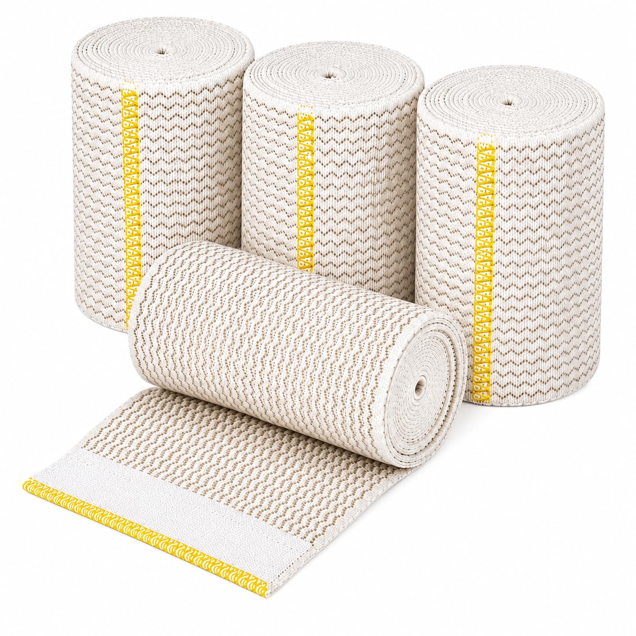 Vakly Elastic Bandage Wrap 4'' x 5 Yds, Self-Closure Compression Roll 10 Pk — Amazon image 12