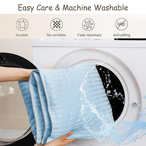 Vista 57 de ZPECC Edredón alternativo de plumón para niños pequeños, manta hipoalergénica de 39 x 47 pulgadas, suave, transpirable, ligero, para todas las Raya