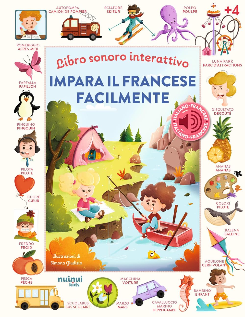 Impara il francese facilmente. Libro sonoro interattivo. Ediz. a colori