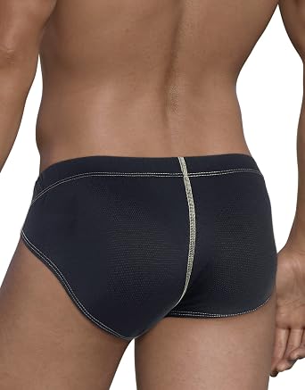 Wildmant Stitch Big Boy Pouch Brief - Yellow
