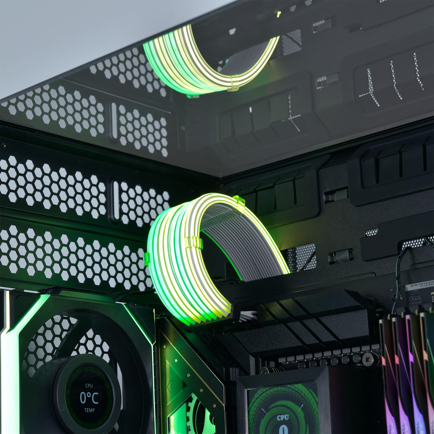 LIANLI ARGB Extension Table, Strimer Wireless CPU (EPS), 2x8 PIN