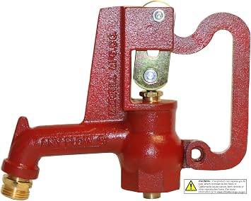 Merrill MFG GNL-120 Any Flow 3/4 No-Lead Head Assembly Replacement Hydrant Head for Any Flow 3/4 Inch Frost-Proof Yard Hydrants, Durable Powder-Coated Cast Iron