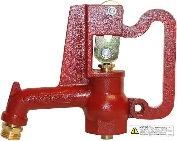 Merrill MFG GNL-120 Any Flow 3/4 No-Lead Head Assembly Replacement Hydrant Head for Any Flow 3/4 Inch Frost-Proof Yard Hydrants, Durable Powder-Coated Cast Iron