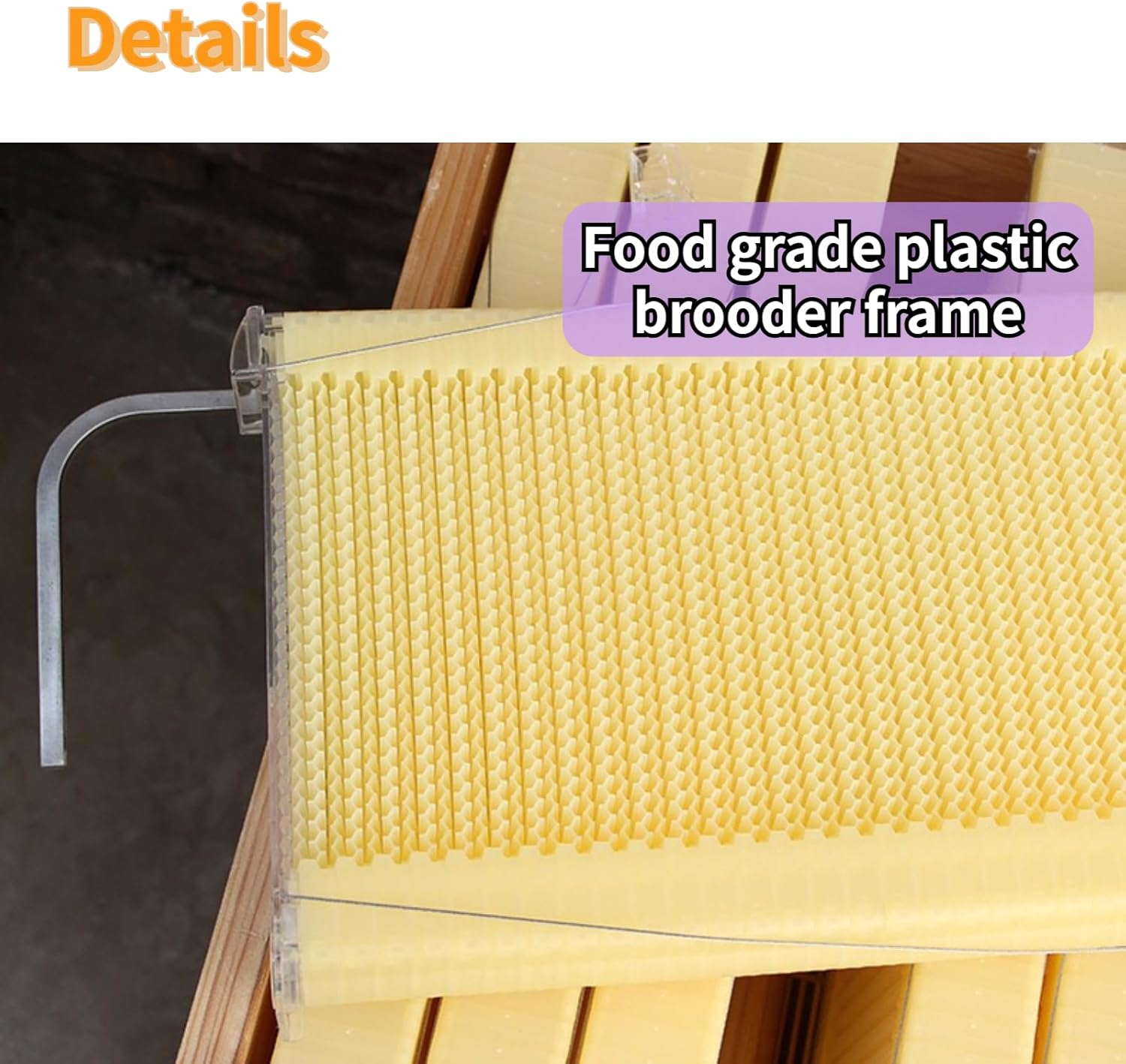 Backyard Beekeeping Starter Kit with Bee Hive Box, 7 Brood Frames & Honey Exttion - Complete Beehive for Beginners & Hobbyists