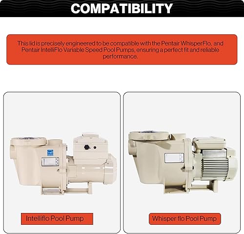 Vista 70 de Swimables Montaje completo de hardware compatible con todas las bombas de piscina Pentair Whisperflo e Intelliflo Incluye pernos de placa