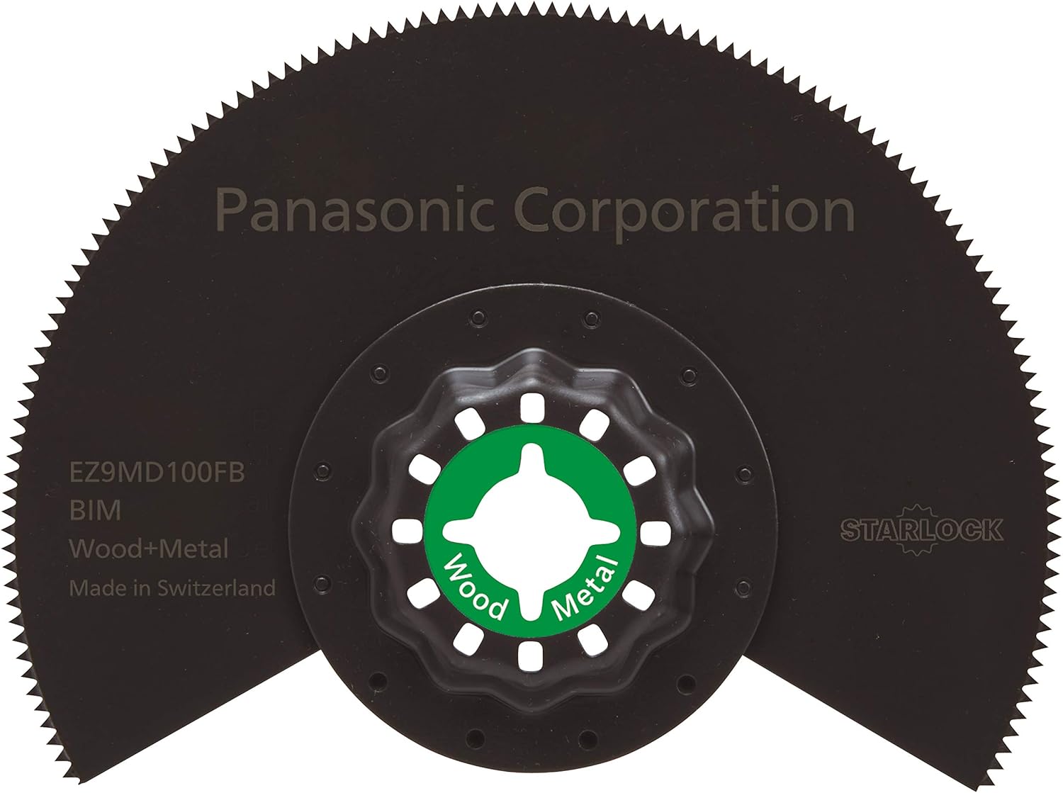 Panasonic EZ9MD100FB Multi-Tool Blade for Woodworking and Metalworking, Starlock OIS Compatible