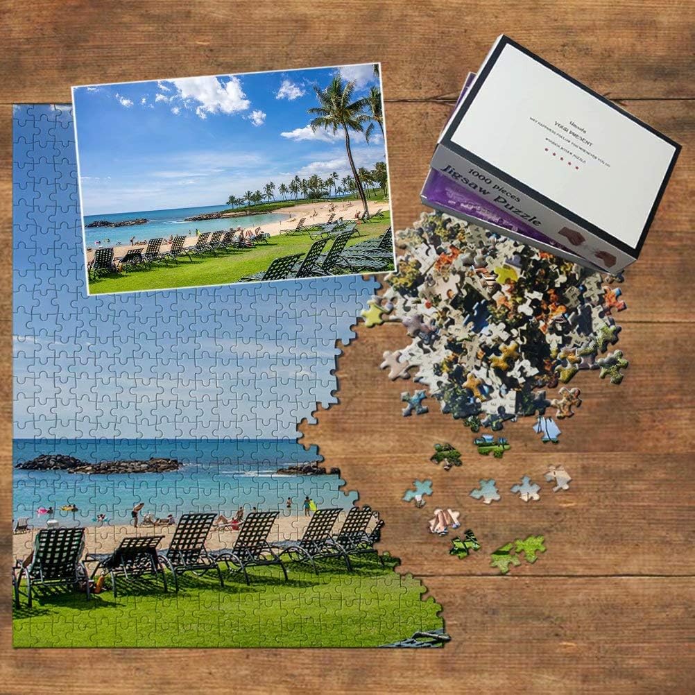 USA America Lagoon Ko Olina Hawaii Jigsaw Puzzle 1000 Piece Game Artwork Travel Souvenir Wooden
