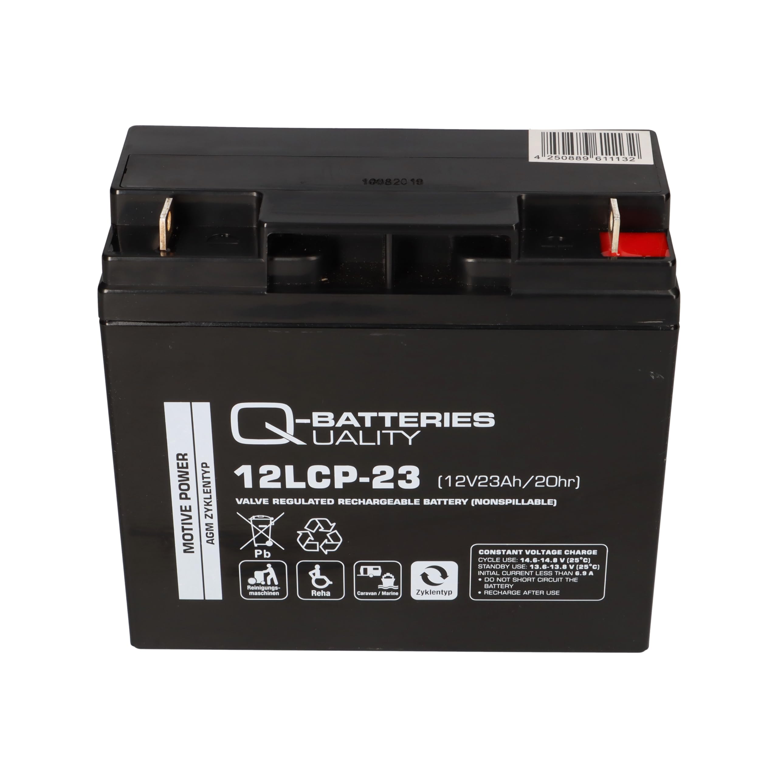 Akkuman.de Akkutechnik vom Fachmann Batería compatible para robot cortacésped 24 V 2 x 12 V de repuesto resistente a ciclos