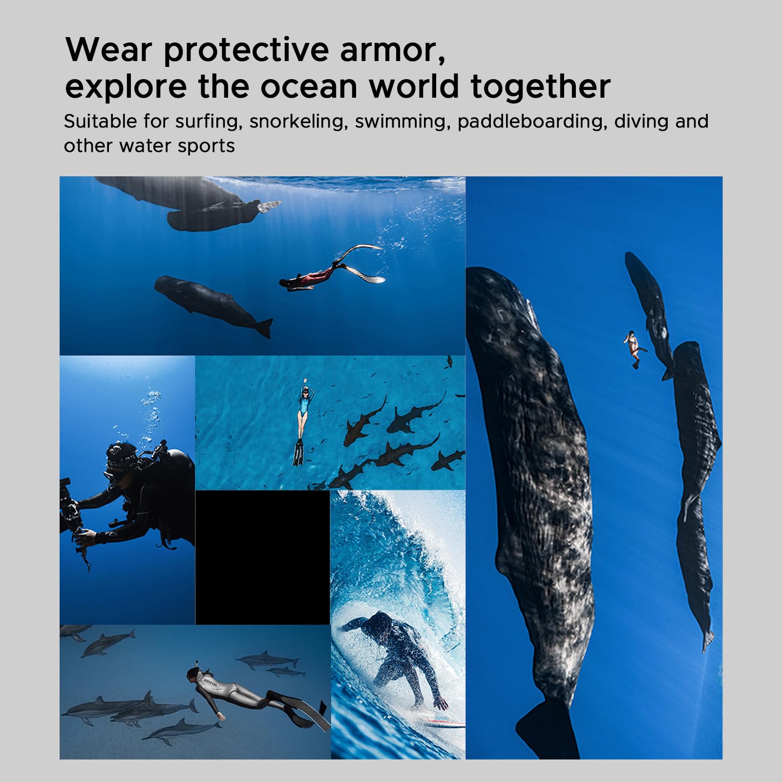 Traje De Baño De Manga Larga para Mujer con ProteccióN Solar UPF 50, Traje Neopreno Una Pieza Secado Rápido para Surf Y Snorkel, Baño con