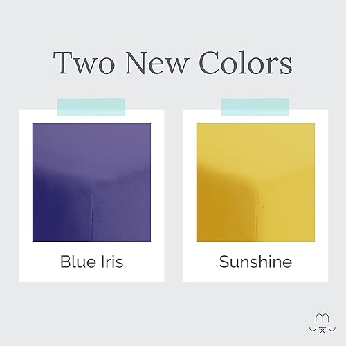 Miniatura 8 de Natemia Sábana bajera ajustable para cuna, 100% algodón orgánico, 28 x 52 pulgadas, para colchones estándar para cuna y niños pequeños, suave como