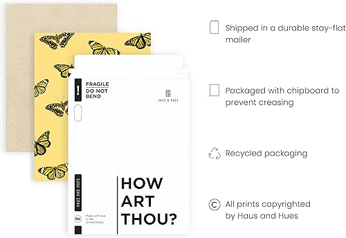 Miniatura 3 de HAUS AND HUES Decoración de pared con imágenes de mariposas, póster estético de pared de mariposa para habitación, póster de mariposa para