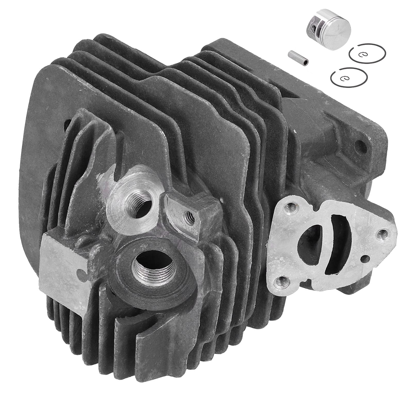 Juego de pistones 44 Kit de pistón cilíndrico de 7 mm Piezas de Accesorios para Motosierra de jardín Piezas aptas para Motosierra MS261 MS261C Cilindro de Repuesto