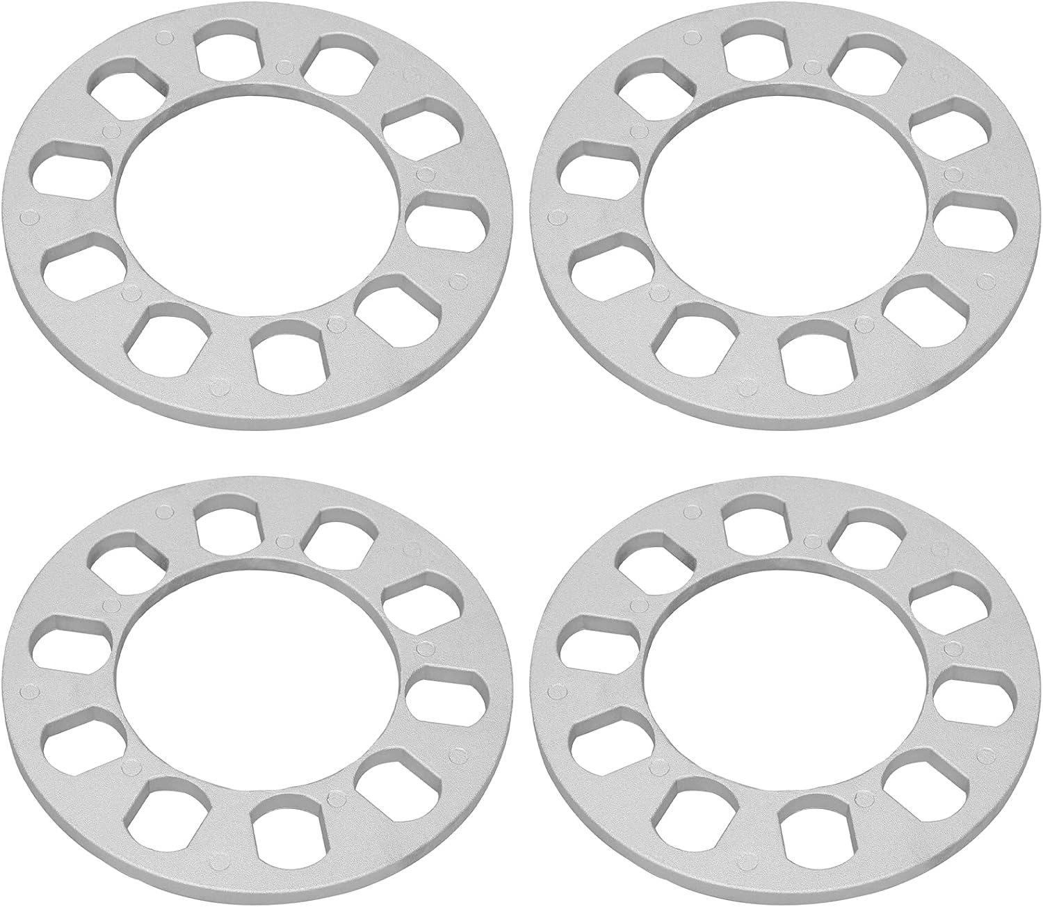 IRONTEK 5/16" Wheel Spacers&Adapter Fits: 5x112mm 5x114.3mm 5x127mm 5x130mm for Jaguar Mark 2 1963 5x4.5 Wheel Spacers, 5x5 Wheels Spacers 4 Pack Wheel Accessories 8mm Thickness