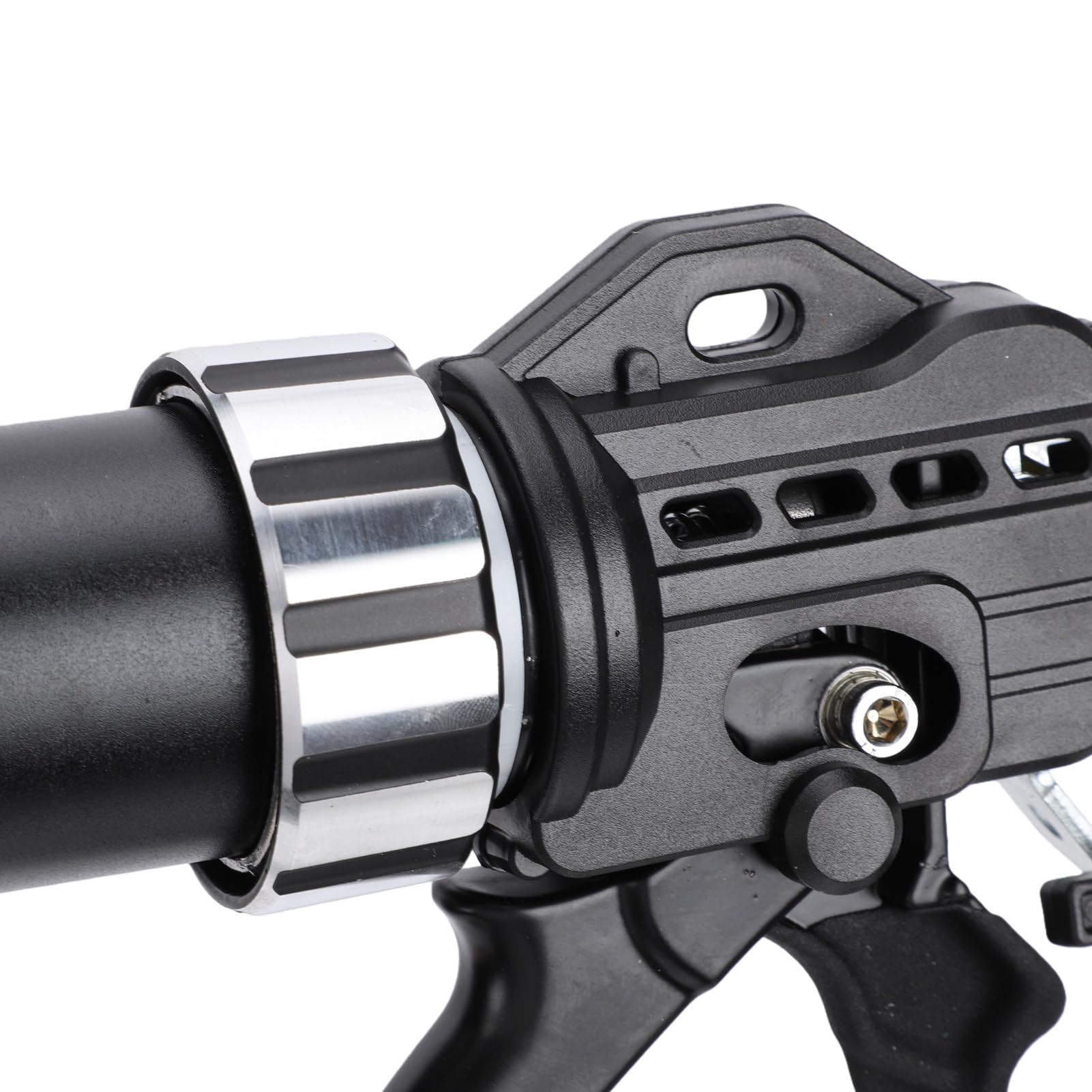 Pistola de Calafateo Industrial Manual, Aplicador Sellador 19 Rodamientos con Luz LED, Dispensador Pistola Calafateo Manual para Construcción Sellado Ventanas Puertas Piso