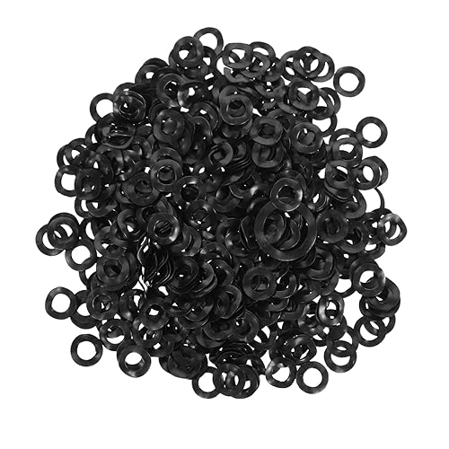 Arandelas onduladas de 500 Uds. Tipo de compresión Arandelas de acero de resorte 3 ondas para reparación de máquinas Arandelas de ondas elásticas