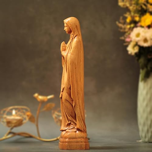 Miniatura 7 de 11.8 Inches Our Lady of Lourdes Catholic Icons Handmade Our Lady Statue Religious Gifts Our Lady of Guadalupe Catholic Art Mothers Day Gifts