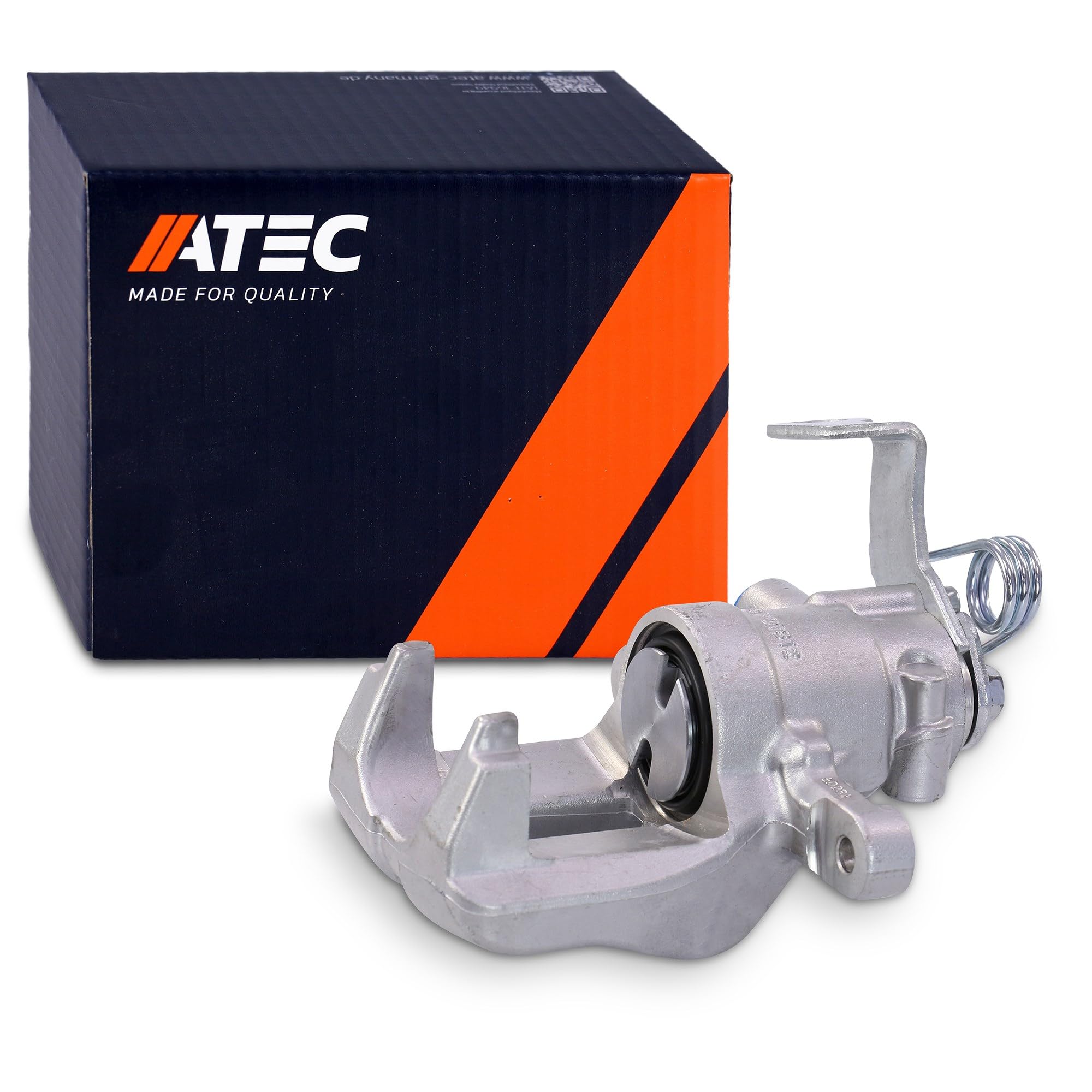 ATEC Germany 1x pinza freno posteriore destra pinza pugno, compatibile con CHRYSLER DELTA, FIAT BRAVO II (198_), MULTIPLA (186_), STILO (192_), STILO Multi Wagon (192_), LANCIA DELTA III (844_)
