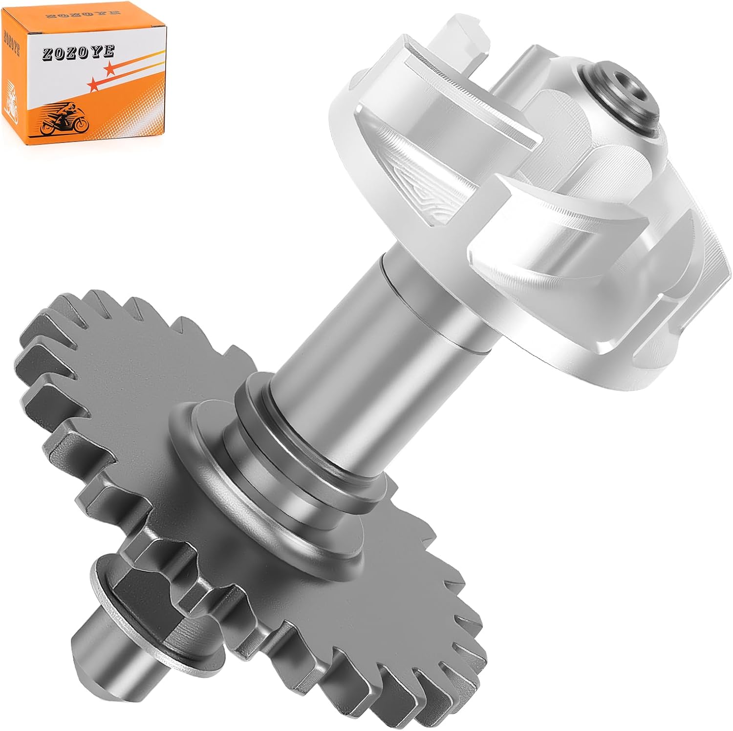 Water Pump Impeller w/Shaft Gear For Yamaha YZ65 2018-2024 YZ85 2002-2024 YZ125PSK/RSK 2002-2003 5PA-12451-00-00 5PA-12459-00-00