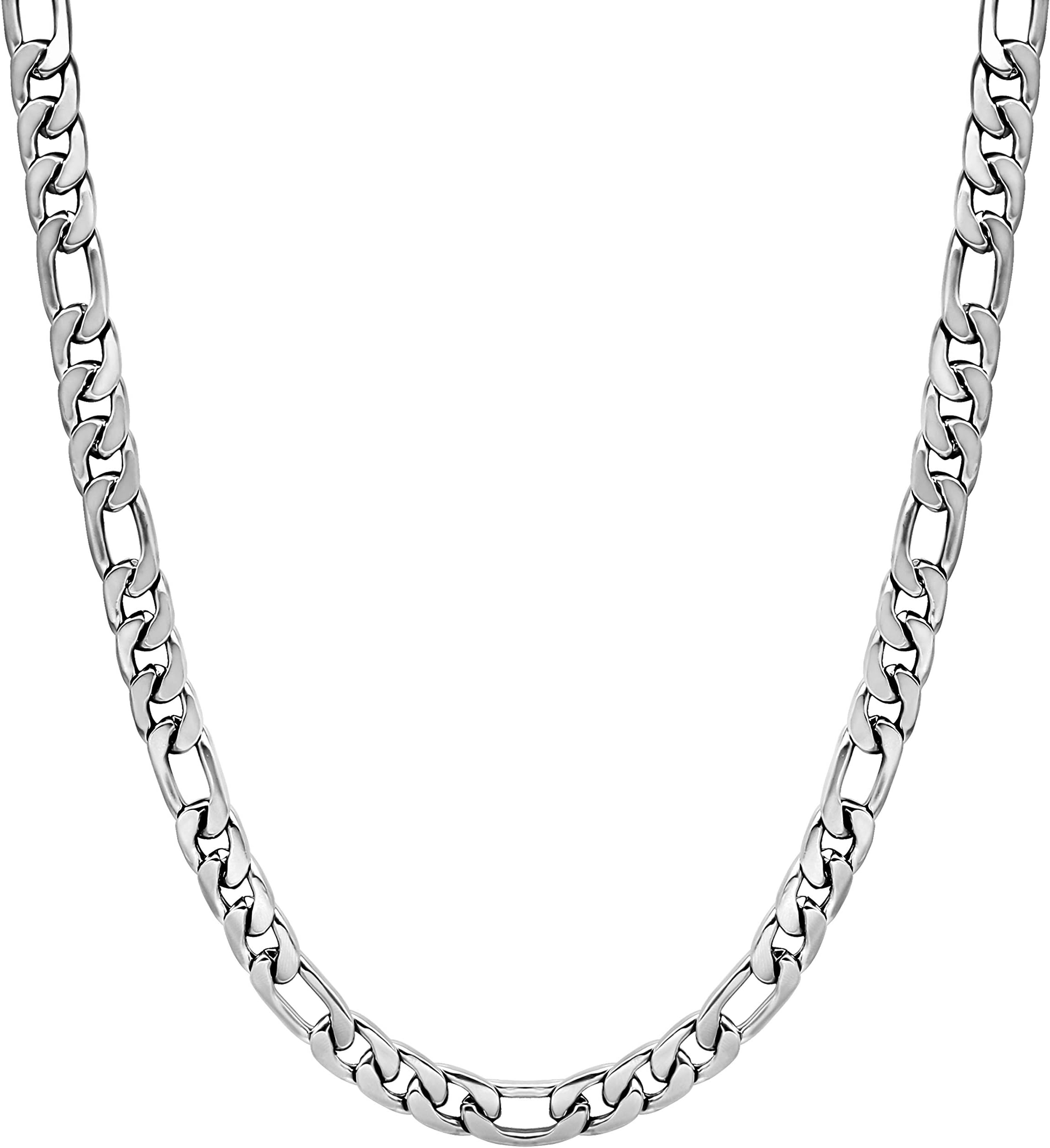 Stylish Stainless Steel Silver Chain Necklace For Men Boys Girls