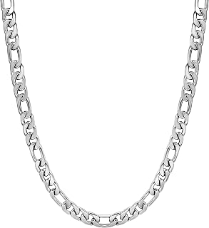 Fashion Frill Stylish Stainless Steel Silver Chain Necklace For Men Boys Girls Price In India