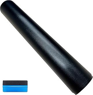 NewL Frosted Black Matte Vinyl Wrap Sticker Free Bubble Air Release DIY Decal Car Auto Vehicle Morotcycle Self Adhesive 5cm x 900cm