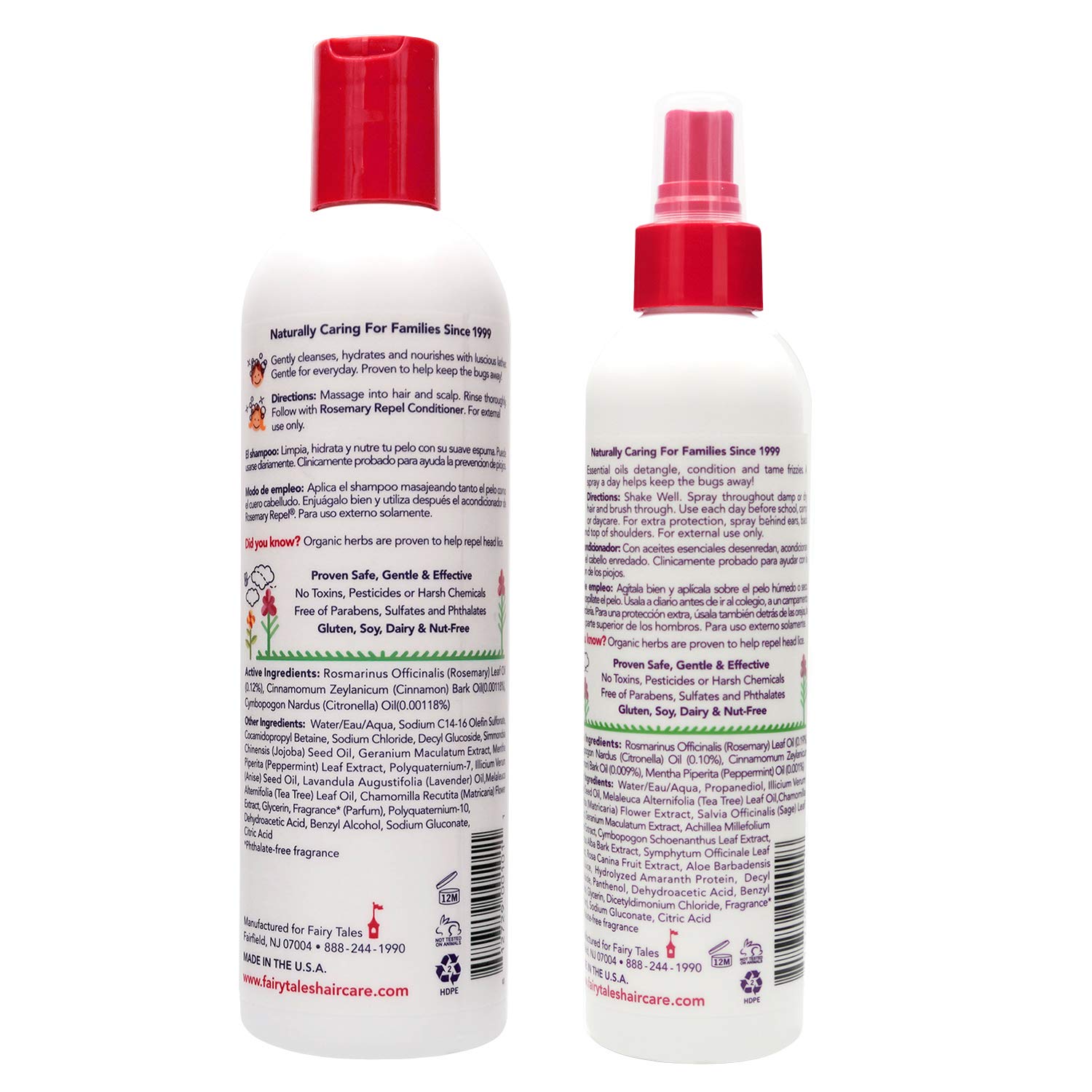 Fairy Tales Rosemary Repel Daily Kids Shampoo Lice Shampoo for Kids (12 Fl Oz) & Conditioning