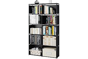 Bookshelves, 10-Grid Assembled Craft Storage Shelves