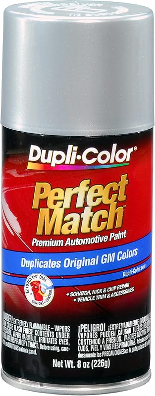 Tinta Automotiva em Spray Dupli-Color Perfect Match Ultra Silver Metálica, 237 mL