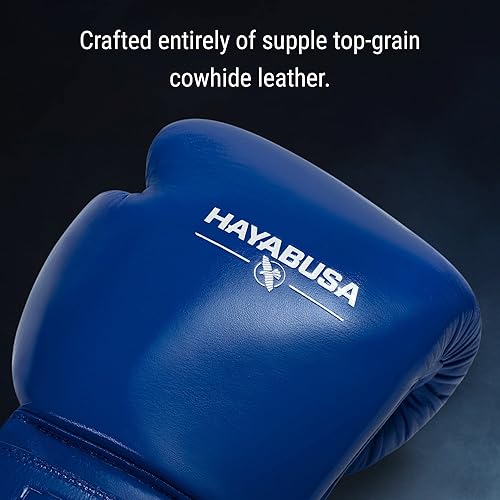 Miniatura 5 de Hayabusa Guantes de boxeo profesionales de cuero con velcro para hombres y mujeres