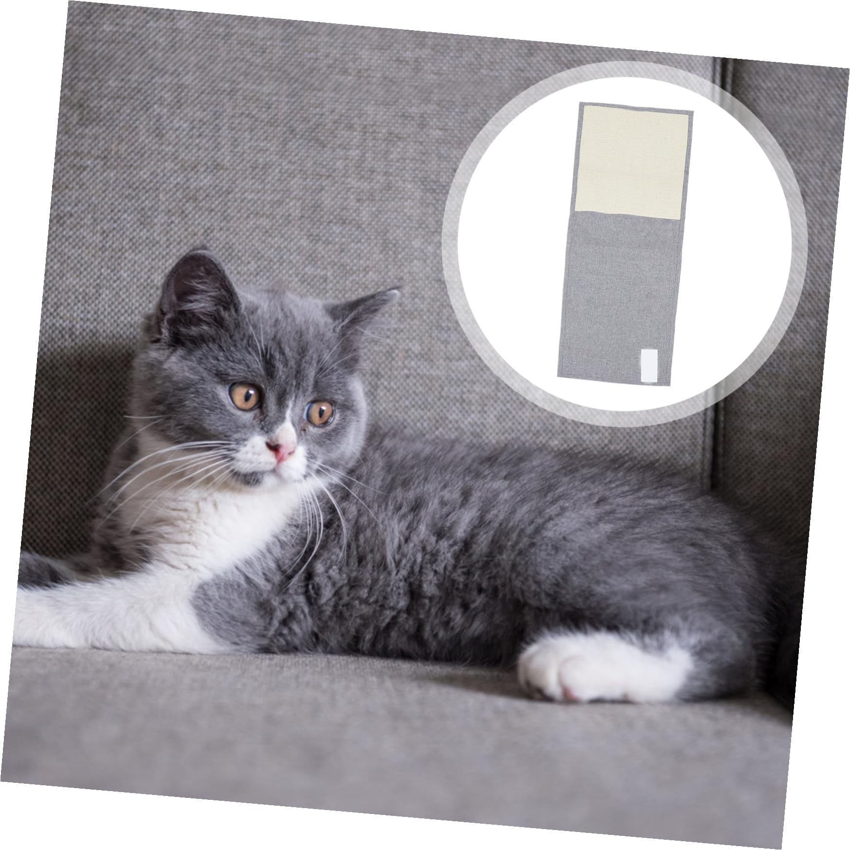 Cubierta Antirayaduras para Sofá Garra de Sisal, Protector contra Arañazos para Gatos, Funda Resistente y Entretenida para Casa o Tienda