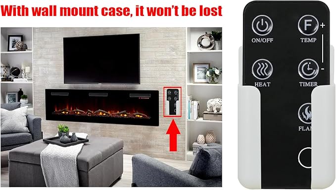 Control Remoto de Repuesto para Chimenea Eléctrica Greystone miniatura 3
