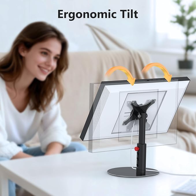 Soporte Laivli Negro para Echo Show 21/15 Altura Ajustable miniatura 2
