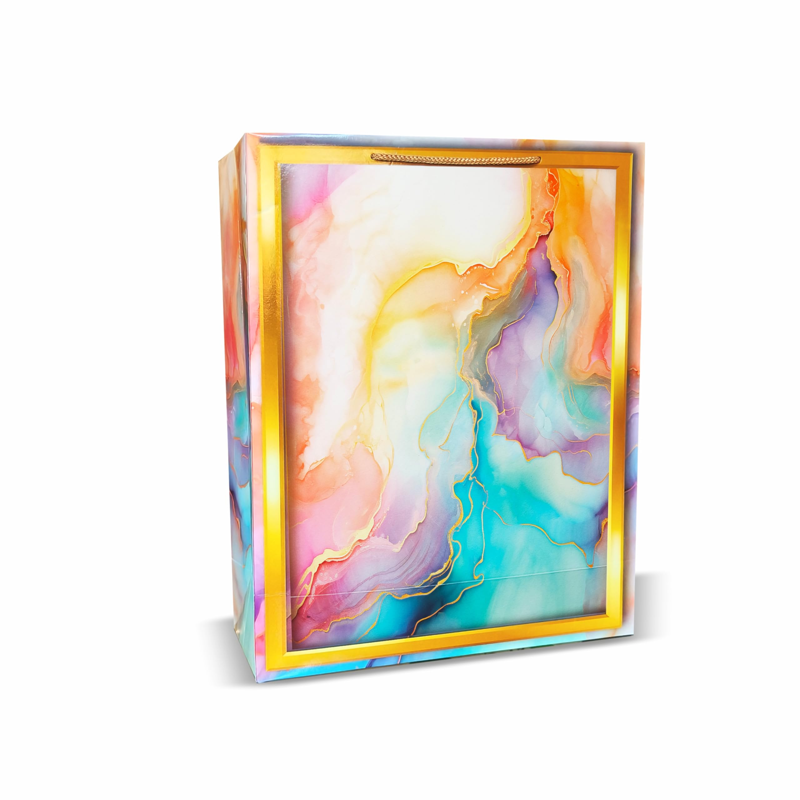 VESTTA -ELEGANCE REDEFINED Gifts Bags Large 11.75 x 5 x 15" (Inches), Pack of 5, Alchohol Ink Vibrant Colours, Gloss Lamination, For Diwali, Christmas, Weddings, with Gift Tags (5) (B0CVQBLFYD) Amazon Price History, Amazon Price Tracker