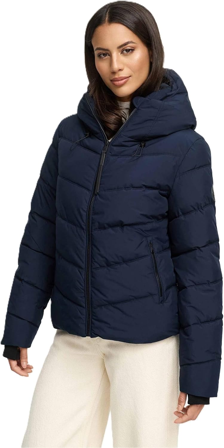 MARIKOO Winterjas voor dames (XS-XXL) - gewatteerd met gevoerde