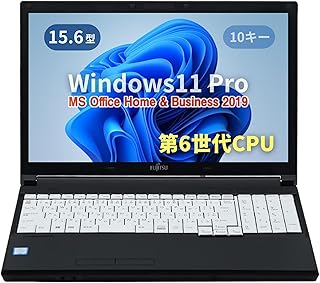 【整備済み品】ノートPC LIFEBOOK A576 /15.6型/10キー/Celeron 3855U/Win11 Pro/MS Office H&B 2019 /wajunのWIFI/Bluetooth/HDMI/4GB/128GB SSD
