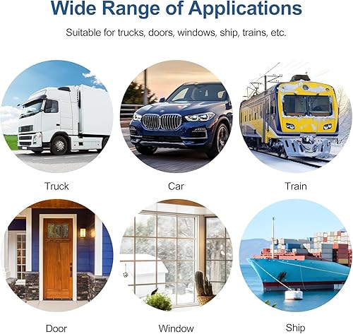 Miniatura 6 de Burlete para Puerta Automotriz de 10 Pies, Tira de Sellado de Borde de Goma para Puerta de Automóvil con Bulbo Superior, Fácil de Instalar para