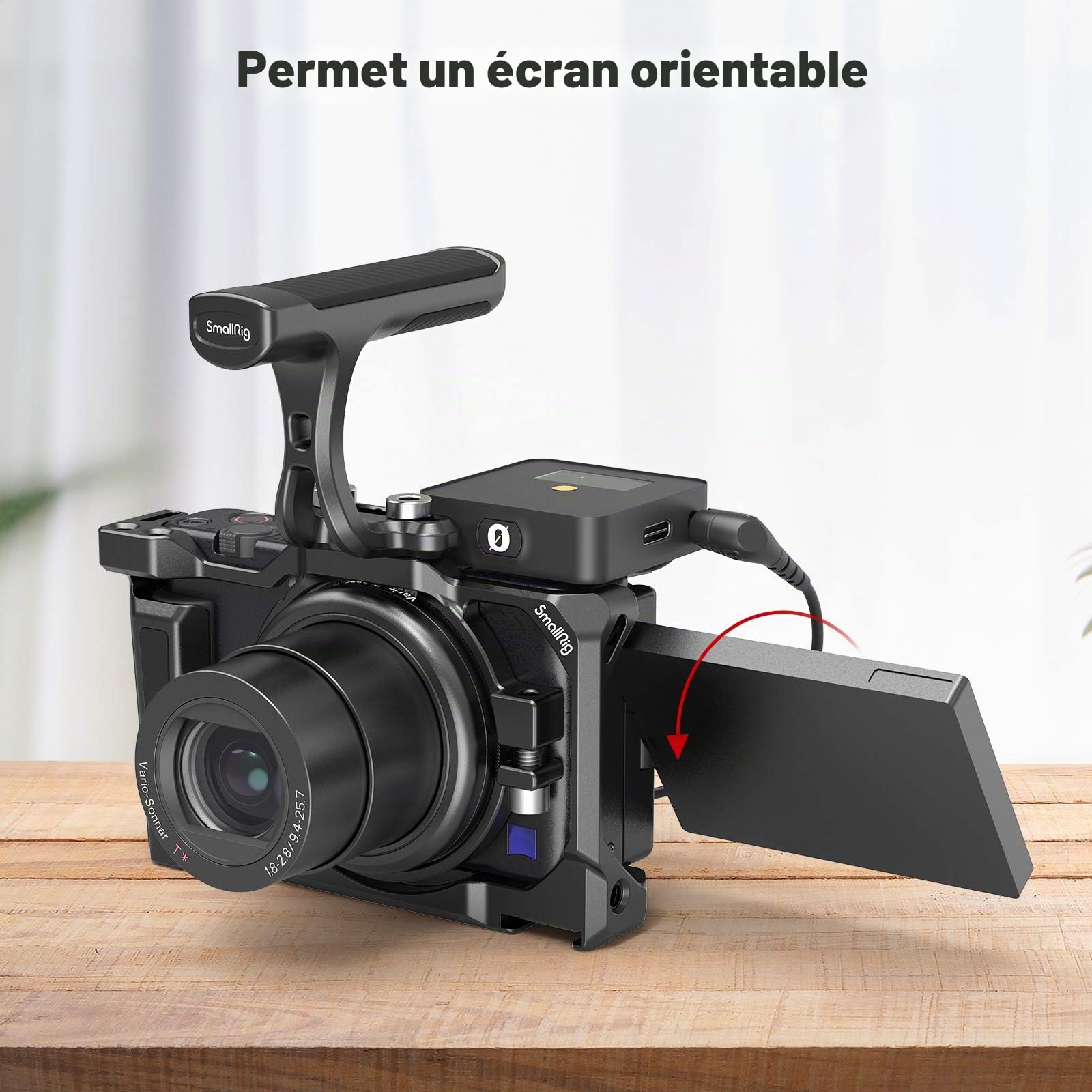 SMALLRIG Cage pour Sony ZV-1F, ZV1, ZV-1 II avec Cold Shoe Intégré - 2938