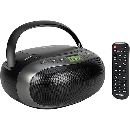 Amazon.com: Supersonic SC709CD CD Boombox with MP3 and Cassete Player ...