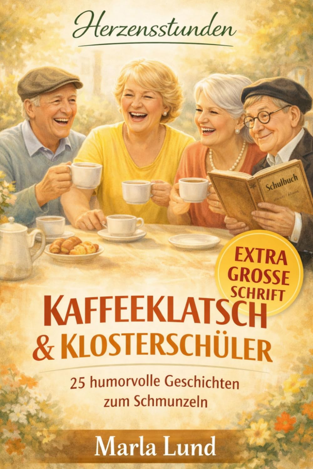 Herzensstunden: Kaffeeklatsch & Klosterschüler: 25 humorvolle Kurzgeschichten für Senioren zum Schmunzeln & Erinnern – Das große 3-in-1 Mitmachbuch ... (Herzensstunden: Geschichten für Senioren)