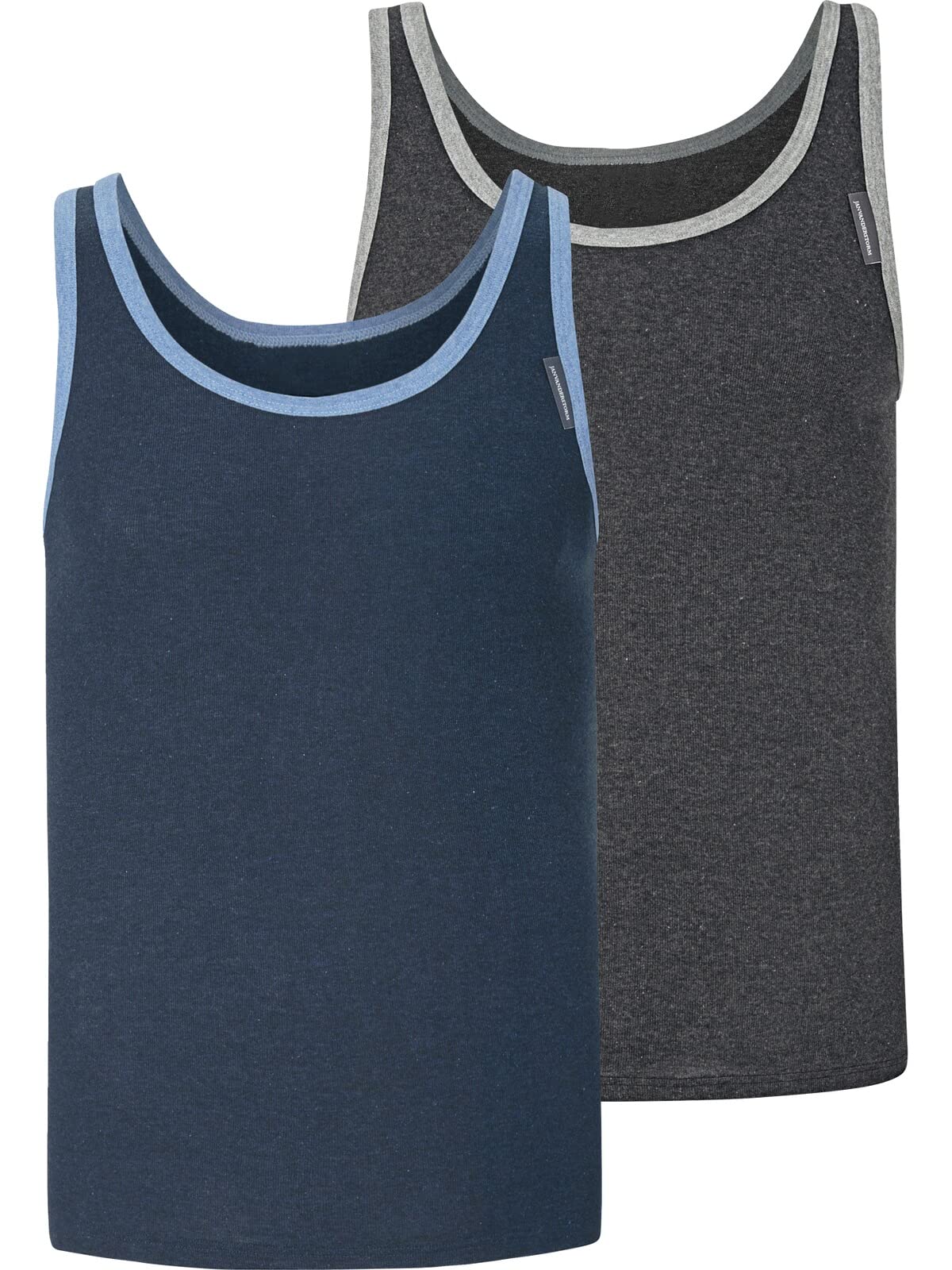 Jan Vanderstorm Homme Lot De 2 Débardeurs Elof