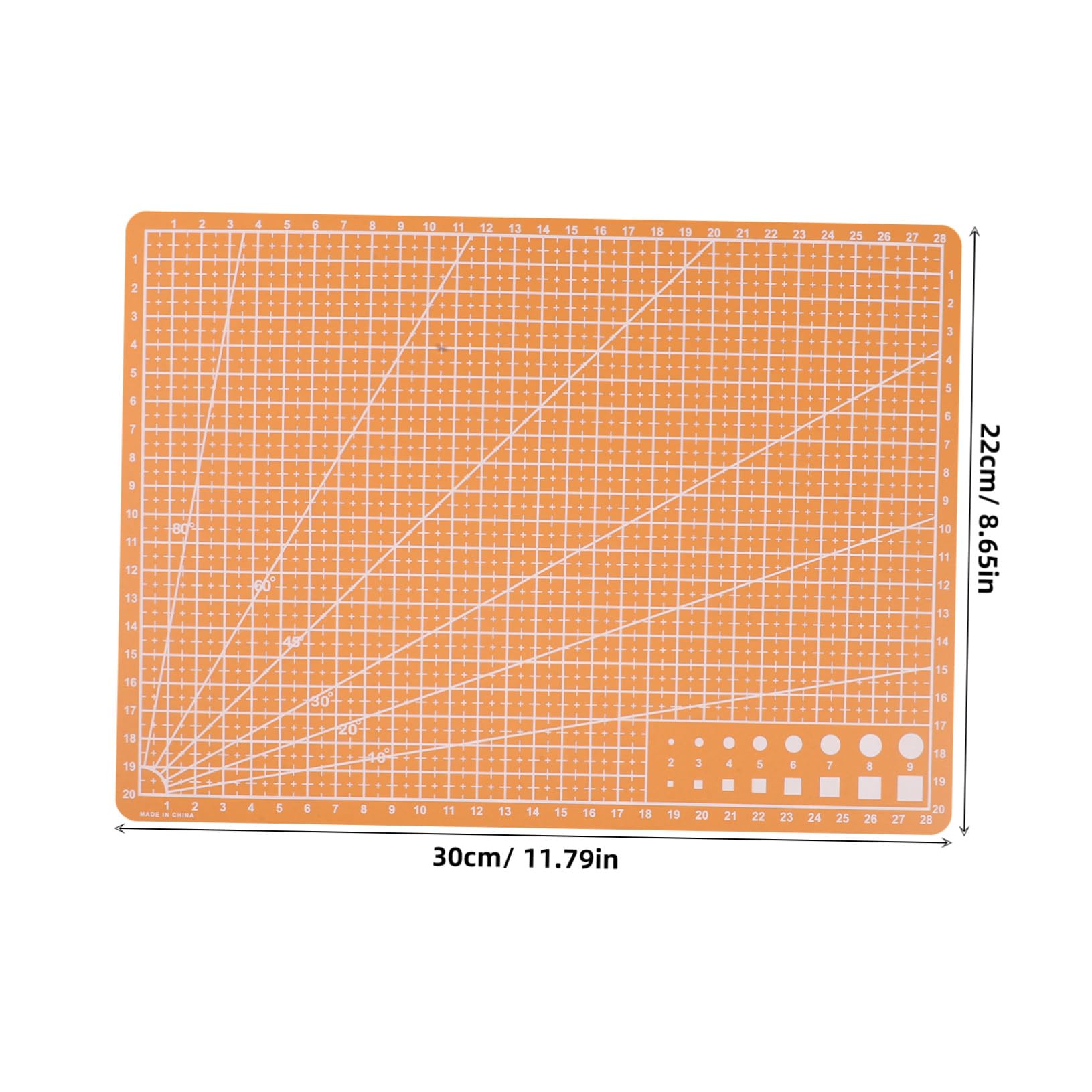 IWOWHERO A4 Double-sided Cutting Mat Quilting Cutting Mats Non-slip Drafting Board for Art and Crafts