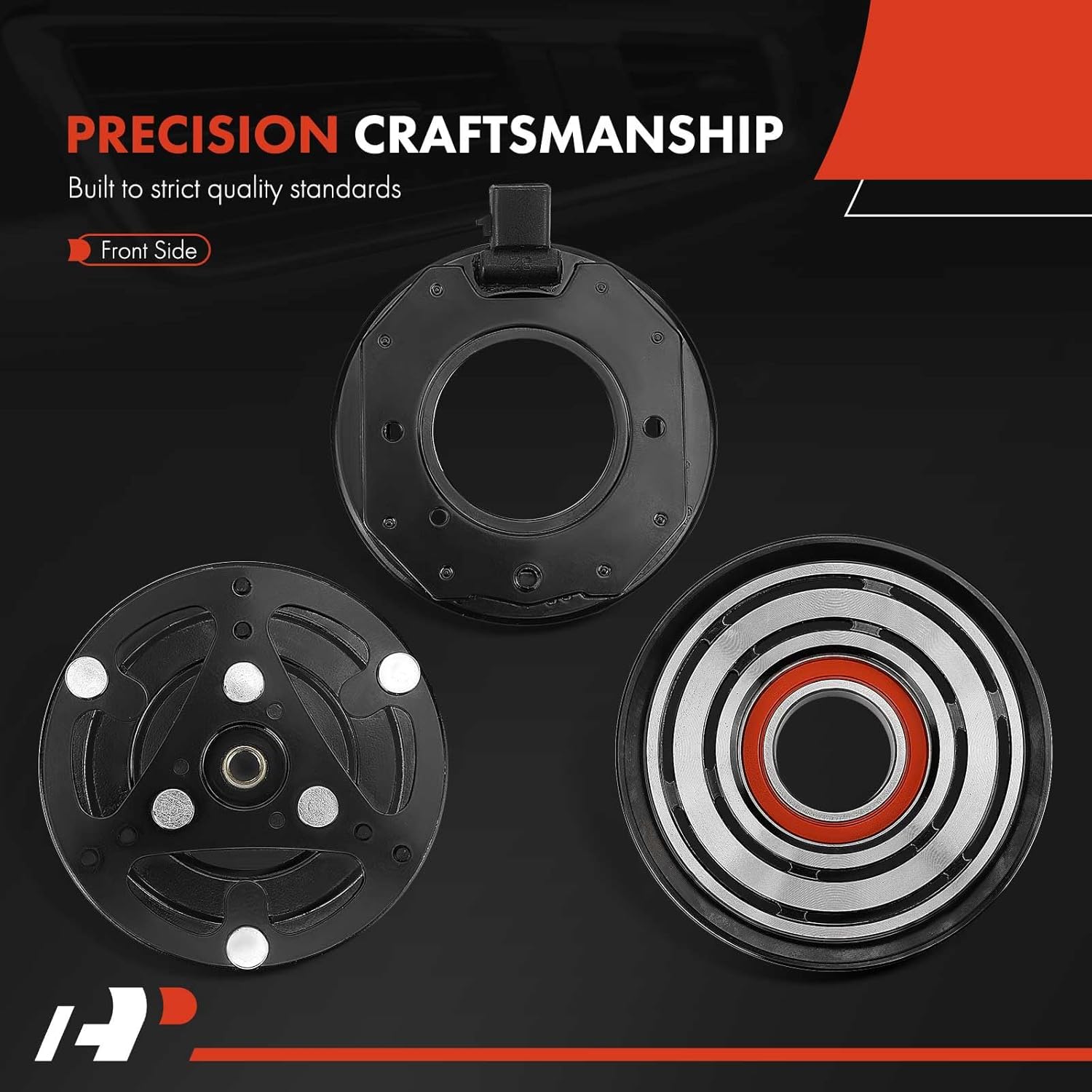 A-Premium Air Conditioner AC Compressor Clutch Kit Compatible with Toyota Echo 2000-2005