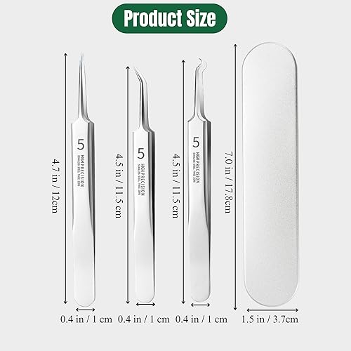 Miniatura 5 de Usiveinborn - Removedor de puntos negros mejorado, pinzas Usiveinborn para puntos negros, pinzas profesionales mejoradas para eliminar puntos