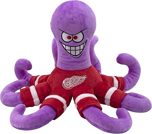 Miniatura 22 de Bleacher Creatures Anaheim Ducks Wild Wing - Figura de peluche de mascota de la NHL de 10 pulgadas (uniforme triangular verde azulado), una mascota