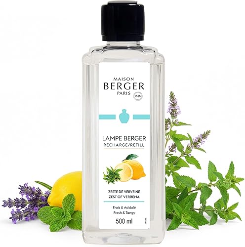 Miniatura 37 de MAISON BERGER Repuesto de fragancia Lampe Berger para difusor de aceite de fragancia del hogar - 16.9 onzas líquidas / 500 mililitros Frescura