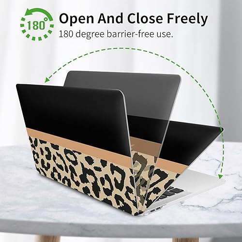 Miniatura 52 de Seorsok Funda compatible con MacBook Air de 15 pulgadas 2023 2024 Release M3 A3114 M2 A2941 con pantalla de retina líquida Touch ID, funda rígida