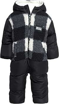 Dkny Baby Boy Set Baby GAP Sherpa Lned One-Pece Buntng 3-6 M