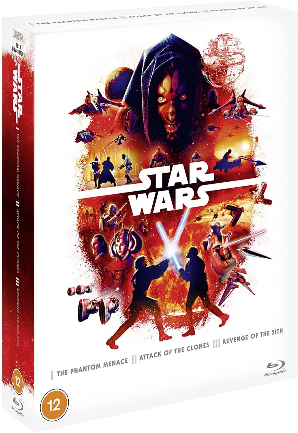 Star Wars: Prequel Trilogy - Special Edition (The Phantom Menace / Attack of the Clones / Revenge of the Sith) [Blu-ray] [Region Free]