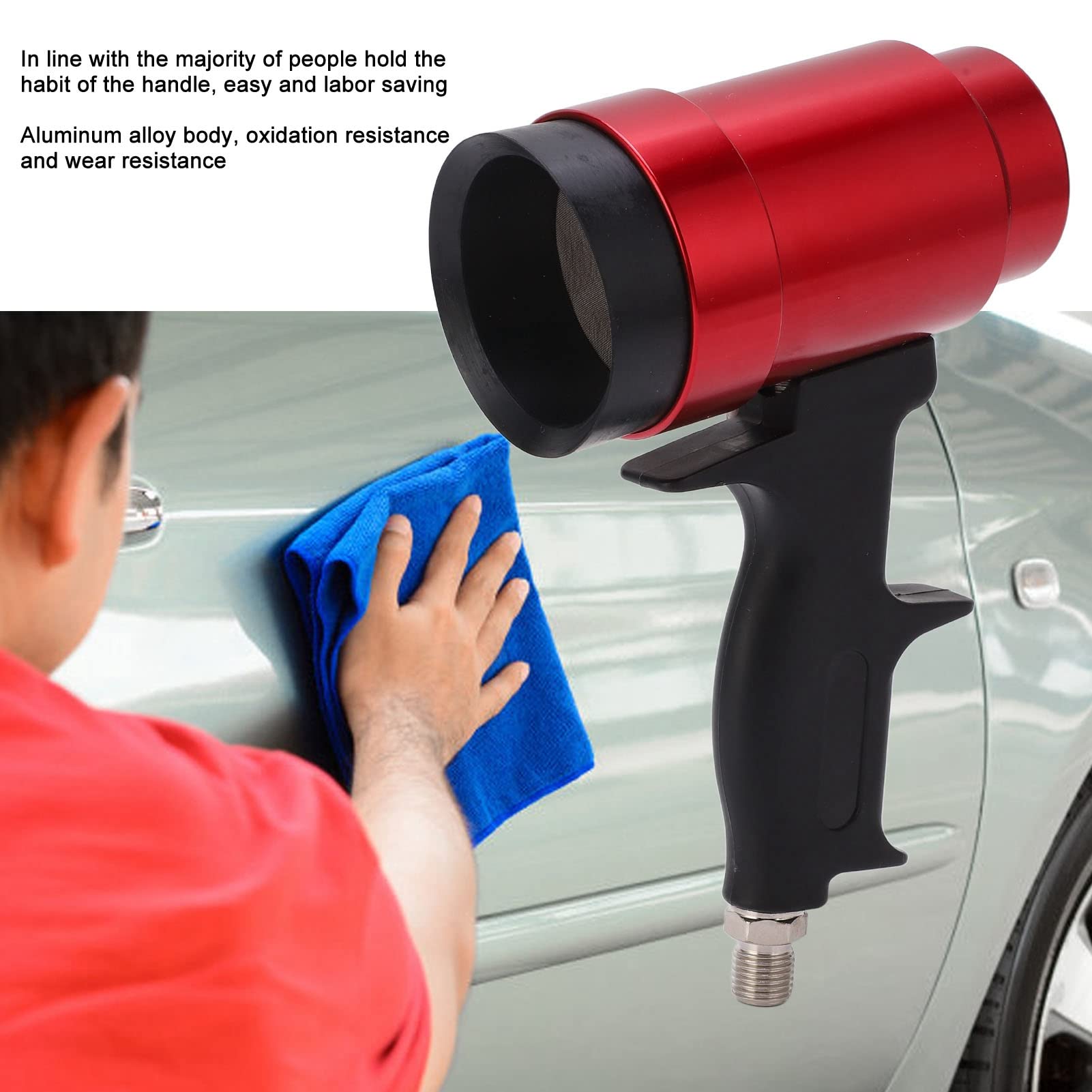 Pistola De Calor BORDSTRACT, Mango Ergonómico ABS, Cuerpo De Aleación De Aluminio, Antioxidación, Pistola De Secado De Pintura A Base De Agua Para Automóvil
